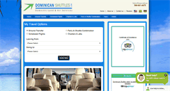 Desktop Screenshot of dominicanshuttles.com